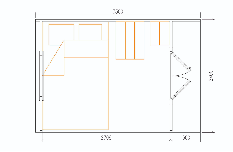 Camping Pod 2,4 x 3,5m